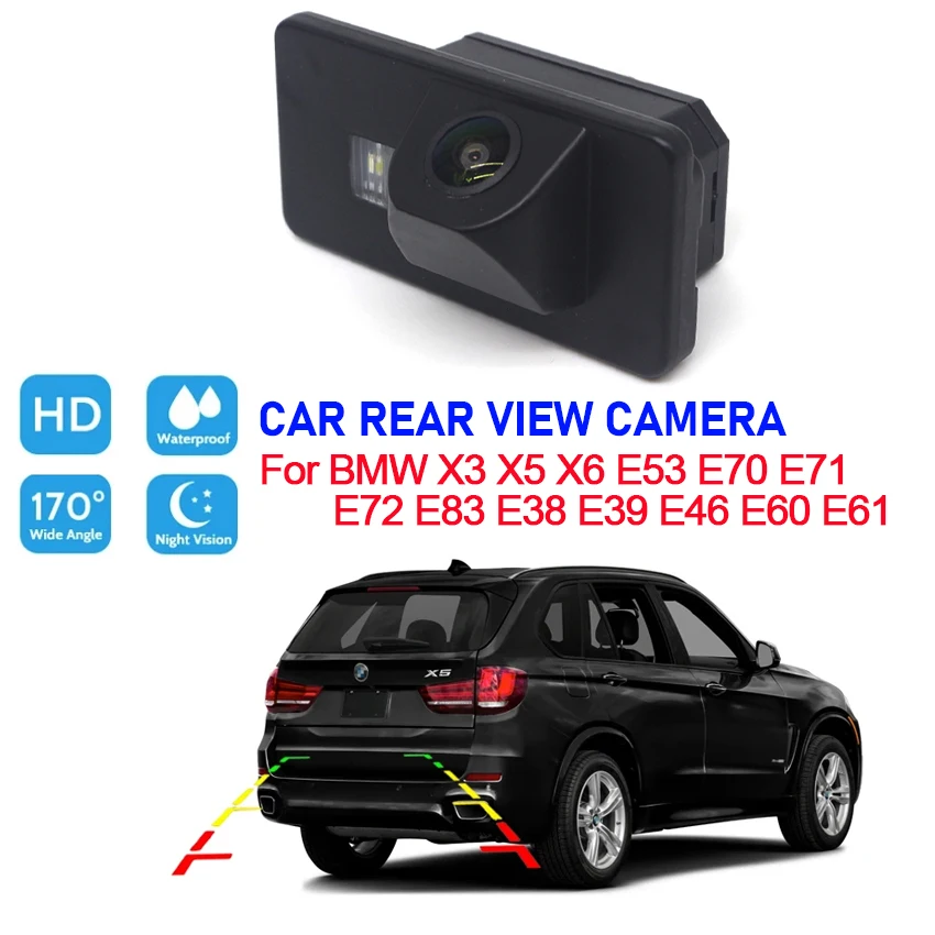 Night Vision HD Car Reverse Camera For BMW X3 X5 X6 E53 E70 E71 E72 E83 E38 E39 - £26.72 GBP+