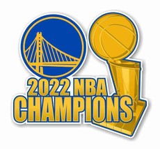 Golden State Warriors NBA Champions 2022 Shield  Precision Cut Decal - £3.10 GBP+