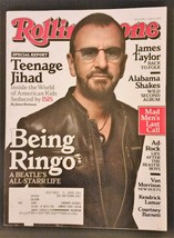 Rolling Stone Magazine April 9, 2015 - Ringo Star - James Taylor - Van Morrison - £3.77 GBP