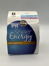 L'Eggs Sheer Vitality Control Top Size B Nude Anti-Cellulite - $11.76