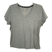 RBX Womens Shirt Size XL Gray Performance Short Sleeve X Dri V Neck Short Sleeve - £14.50 GBP