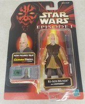 Star Wars Episode I Ki-Adi-Mundi With lightsaber CommTech Figure Hasbro 1998 NOS - $19.60