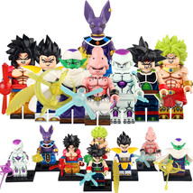 Dragon Ball Goku Piccolo Beerus Frieza Majin Buu 8pcs Lego Compatible Minifigure - $21.79