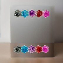 10pc Small Floral Salon Hair Clips: Stylish &amp; Chic Hair Accessories Set - $5.90