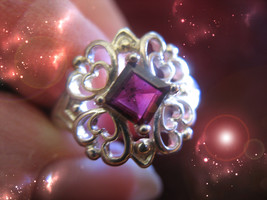 HAUNTED RING QUEEN OF DIAMONDS REGAL WEALTH ATTRACTION HIHGEST LIGHT MAGICK  image 2