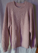 Women&#39;s Wonderly Sweater Plus Size 3X Pink Pullover Winter Warm Comfy So... - $14.99