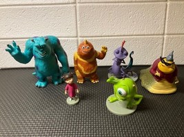 Monsters Inc Lot of 5 Disney Pixar figurines James,Boo,Randall,Roz,Mike,Geroge - £7.79 GBP