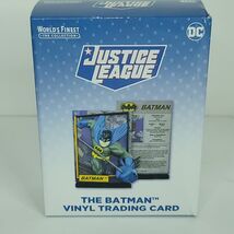 DC Comics The Batman Vinyl Trading Card Worlds Finest Culturefly Exclusi... - $27.24 CAD