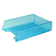 Italplast Multifit Desk Tray (A4) - Neon Blue - £25.92 GBP