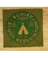 Vintage BSA Boy Scout Square Patch SCHIFF Scout Reservation Gauze Back 1... - $19.79