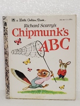 Vintage Richard Scarry&#39;s Chipmunk&#39;s ABC book - £5.59 GBP