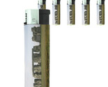 Famous Landmarks D7 Lighters Set of 5 Electronic Refillable Stonehenge UK - $15.79