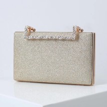 Glitter Wedding Clutch Bag for Women   Party Evening Bag Chain  Bag Elegant Clut - £71.22 GBP