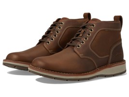 Clarks Men&#39;s Gravelle Top Oxford Boot, Tan Leather, 11.5 - $64.25