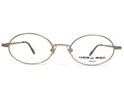 Alain Mikli Par Mikli Eyeglasses Frames 6725 6400 Matte Gold Oval Wire 4... - £74.39 GBP