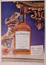 1944 Esquire Original Ads WWII Era Old Forester Bourbon Whiskey Vitamins Plus - £3.38 GBP