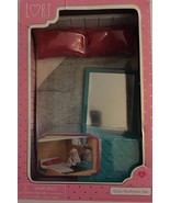 Our Generation Lori Doll Cozy Bedroom Furniture Set For 6” Lori Dolls! - £20.47 GBP