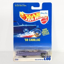 Hot Wheels Blue Card 59 Violet Cadillac Convertible - Blue Card Coll. No... - $9.48
