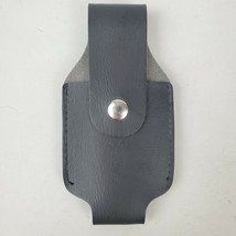 Synthetic Leather Belt Pouch Accessory Pouch Black W/Belt Hook - £3.15 GBP