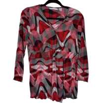 NY Collection Long Sleeve Blouse Size XL - £11.21 GBP