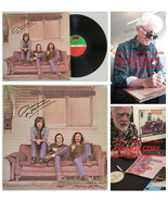 Graham Nash Henry Diltz signed Crosby Stills &amp; Nash album vinyl COA exac... - £389.28 GBP