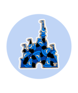Fantasia Disney Pin: Sorcerer Mickey Blue Castle - $27.37 CAD