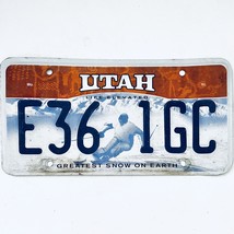  United States Utah Greatest Snow On Earth Passenger License Plate E36 1GC - £13.33 GBP