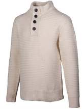 Men&#39;s Funnel Neck Military Sweater - £75.76 GBP