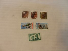 Lot of 7 New Zealand Stamps, Princess Margaret &amp; Elizabeth, Sports, Artifacts - £7.99 GBP