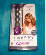 CONAIR Mini Pro Ceramic Textured Waver Curler Hair Styler - COMPACT W/ G... - £15.01 GBP