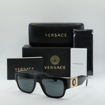 VERSACE VE4406 GB1/87 Black/Dark Gray 56-19-140 Sunglasses New Authentic - $146.99