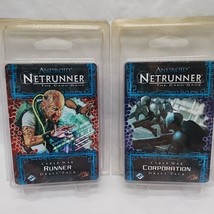 A Set Of (2) Android Netrunner Cyber War Runner And Corporation Draft Packs - £14.86 GBP