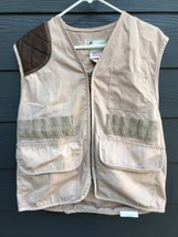 Vintage American Field Hunting Vest Sz M Zip Off Rear Side Game Bag Shel... - £19.60 GBP