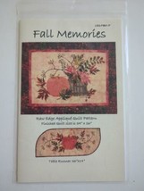 Laundry Basket Quilts &quot;FALL MEMORIES&quot; Wall Hanging/Table Runner Quilt Patterns - £9.77 GBP