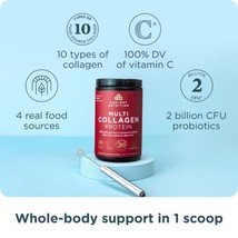 1/28 Ancient Nutrition Collagen Powder Protein with Probiotics, Unflavor... - $32.66