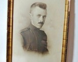 WWI AEF Thousand Yard Stare Shell Shock Photo Framed US Army Soldier Dou... - $18.56