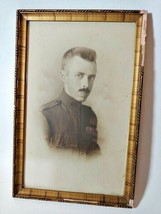 WWI AEF Thousand Yard Stare Shell Shock Photo Framed US Army Soldier Doughboy - £14.49 GBP