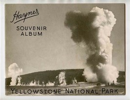 Haynes Souvenir Album Yellowstone National Park &amp; Envelope 1940&#39;s - £14.01 GBP