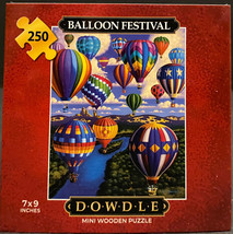 Dowdle Mini Wooden Puzzles - Balloon Festival - 250 pieces, Brand New - $13.00