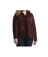 Women&#39;s Fall Winter party 2 in 1 Cardigan-Velveteen top blouse tunic plu... - $49.49
