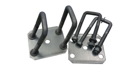 (1) BOAT TRAILER LEAVE SPRING AXLE M14 U-BOLT KIT 9/16&quot; DIA x 2 1/16&quot; x ... - $22.95