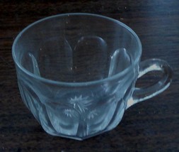 Nice Pressed Glass Punch Cup, Very Good Condition, Great Pattern - £6.19 GBP