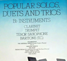 Bb Instruments Sheet Music Silver Bells Solos Duets &amp; Trios Clarinet Sax Trumpet - £15.04 GBP