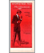 1950s Worsted-Tex &quot;Thunderbird&quot; Tailored Sports Clothing For Men PRINT A... - $104.40 MXN