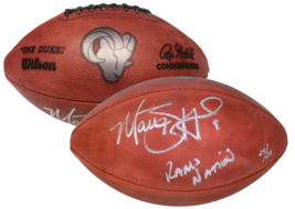 Matthew Stafford Autographed &quot;Rams Nation&quot; Metallic Football Fanatics LE... - $895.50