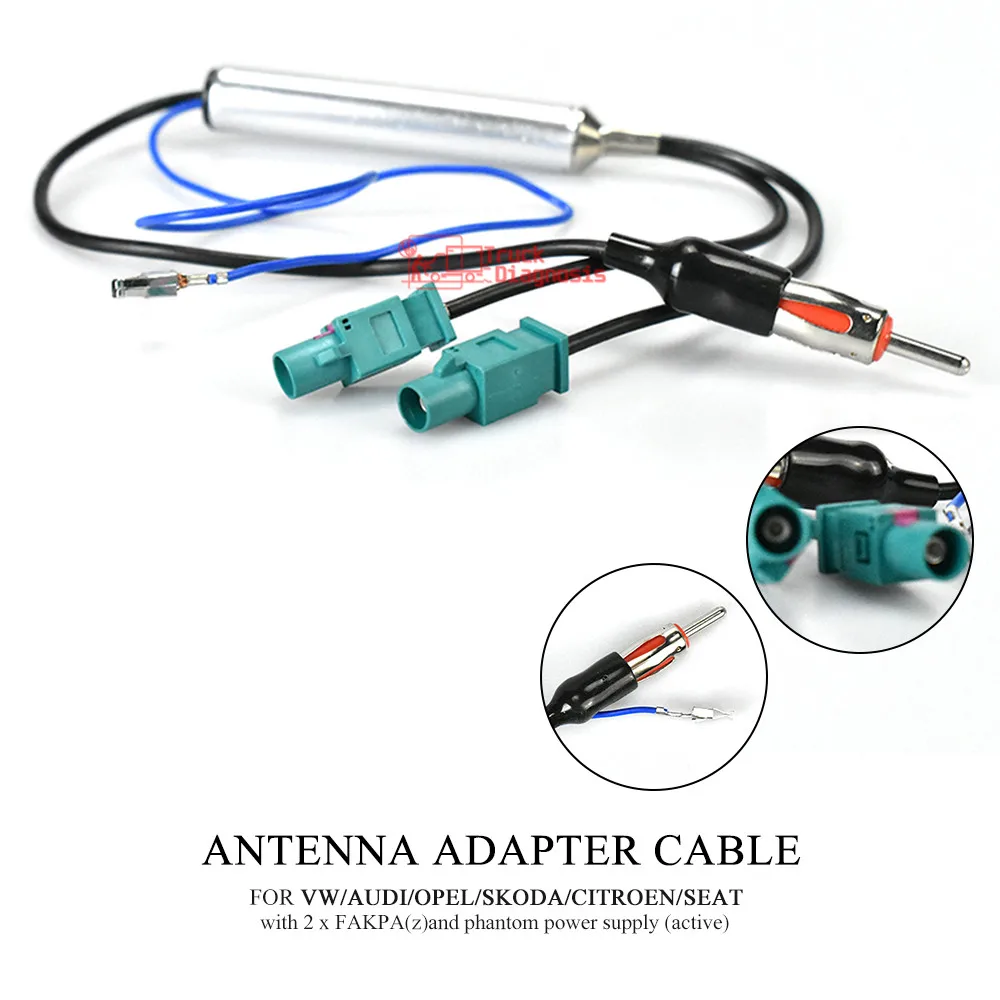 13-009 Car Stereo Radio Antenna Adaptor for  for 2011+ (select models) 2x FAKRA( - £82.58 GBP