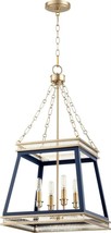 Pendant Light CYAN DESIGN GERARD French Country 4-Light Blue Aged Brass ... - $1,052.50