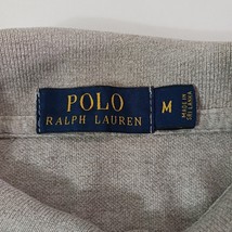 Ralph Lauren RN#41381 Men's Gray Cotton Short Sleeve Polo Shirt Size Medium image 3