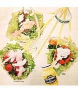 1966 Hellmanns Real Mayonnaise Salad Month Recipe Advertisement Condimen... - €21,54 EUR