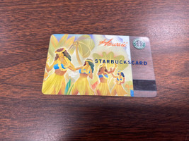 2004 Hawaii Hula Girls - Starbucks Card 2224 - $7.66